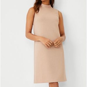 Ann Taylor taupe stretchy dress